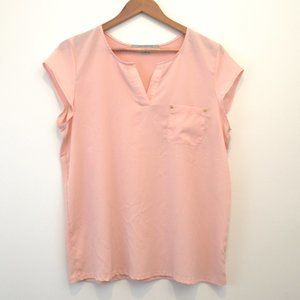 Marc New York Pink blouse sz L